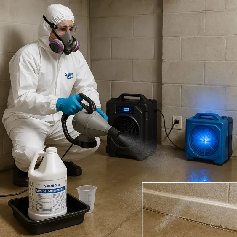 Sanitization and Odor Removal process in Loganville, GA